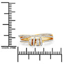 0.20 Carat Genuine White Topaz .925 Sterling Silver Ring-3
