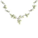 17.24 Carat Genuine Peridot .925 Sterling Silver Necklace-1