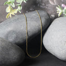 14k Yellow Gold Round Snake Chain 0.7mm-4