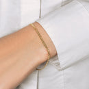 14k Yellow Gold Bismark Bracelet (2.50 mm)-6