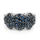 2.35 Carat Genuine Blue Sapphire .925 Sterling Silver Ring-4