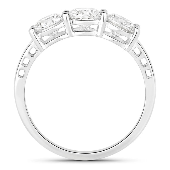 1.50 Carat Genuine Lab Grown Diamond 14K White Gold Ring