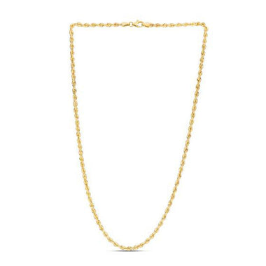 14k Yellow Gold Light Rope Chain (3.00 mm) - 0