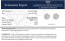AGS Certified 14K White Gold 1.0 Cttw Brilliant-Cut Diamond Halo-Style Cluster Round Button Stud Earrings (G-H Color, I1-I2 Clarity)-5