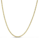 Ice Barrel Chain in 14k Yellow Gold (2.70 mm)-2