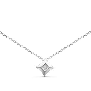 10K Yellow Gold 1/5 Cttw Bezel Set Princess Diamond Kite Shaped Solitaire Pendent Necklace - 0