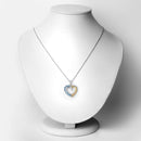 0.84 Carat Genuine Swiss Blue Topaz .925 Sterling Silver Pendant-2