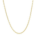 Double Extendable Cable Chain in 14k Yellow Gold (1.9mm)-2
