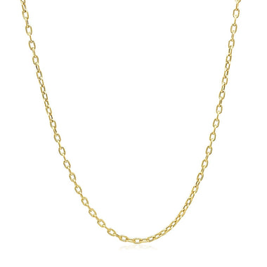 Double Extendable Cable Chain in 14k Yellow Gold (1.9mm) - 0