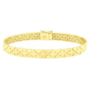 14k Yellow Gold 7 inch Clover Bracelet (6.50 mm)-2