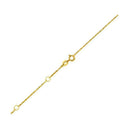 Double Extendable Rope Chain in 14k Yellow Gold (0.85 mm)-1