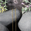 14k Yellow Gold Diamond Cut Rolo Chain 1.1mm-4