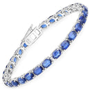 15.66 Carat Genuine Kyanite .925 Sterling Silver Bracelet-2