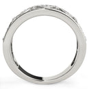 Diamond Studded Square Motif Ring in 14k White Gold (1/2 cttw)-3