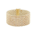 14k Two Tone Gold Red Carpet Bracelet (25.40 mm)-1