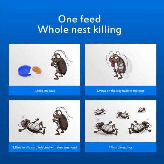 Cockroach Killer Bait Stickers for Effective Control