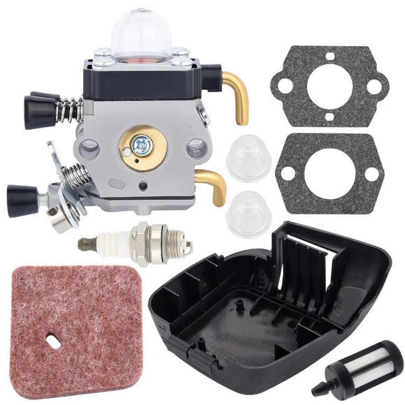 Hipa C1Q-S63 FS55R Carburetor Kit for Stihl FS 55R FS55RC FS55C FS55CE FS55T FS55Z Trimmer Brushcutter Replace 4137-120-0606 4137-120-0608 41371200614