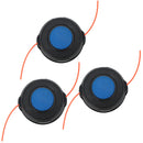 3-Pack T25 Tap Bump Feed Trimmer Head for Husqvarna 125L 128CD 128L 128LD 128LDX 223L 324L 325C Trimmer Replace 966674401 M10 x 1.25 LH-1