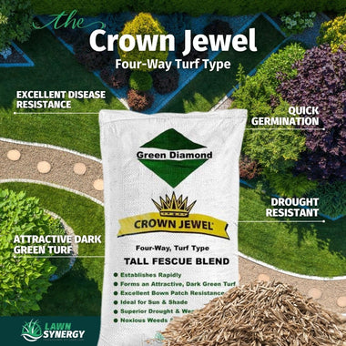Crown Jewel Elite Tall Fescue Grass Seed - 50 lbs. - 0