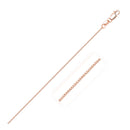18k Rose Gold Classic Box Chain (0.60 mm)-1