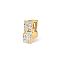 14K Yellow Gold 1 1/2 cttw Princess and Baguette Cut Diamond Geometric Pendant Necklace (H-I Color, VS1-VS2 Clarity)-3
