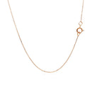 14k Rose Gold Diamond Cut Cable Link Chain 0.7mm-3