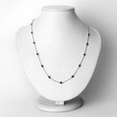1.98 Carat Genuine Blue Sapphire .925 Sterling Silver Necklace-2