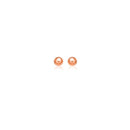 14k Rose Gold Ball Style Stud Earrings (4.0 mm)-1
