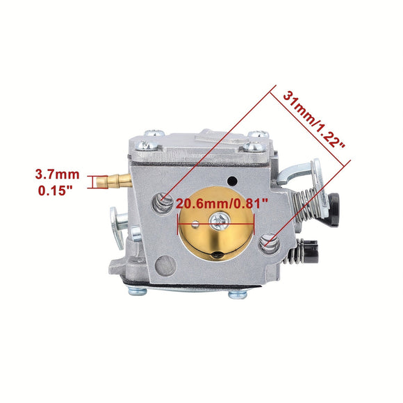 Hipa HS-254B Carburetor Kit For HUSQVARNA 61 266 66 503280316 Chainsaw