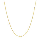 18k Yellow Gold Cable Chain 1.1mm-2
