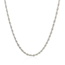 2.0mm 14k White Gold Light Rope Chain-2