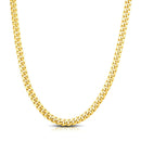 7.0mm 14k Yellow Gold Classic Miami Cuban Solid Chain-2