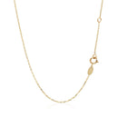 14k Tri-Color Gold Rosary Chain Necklace-3