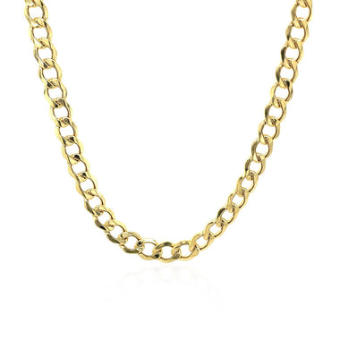 4.4mm 14k Yellow Gold Curb Chain - 0
