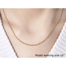 2.5mm 14k Yellow Gold Pendant Chain with Textured Links-6