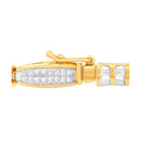 14K Yellow Gold Princess and Baguette Cut Diamond Beaded Bracelet (3.00 cttw, H-I Color, SI1-SI2 Clarity)-2