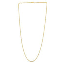 Moon Cut Bead Chain in 14k Yellow Gold (2.00 mm)-3