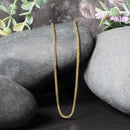 14k Yellow Gold Foxtail 1.0mm Chain-4