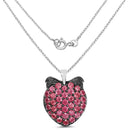 4.51 Carat Genuine Ruby .925 Sterling Silver Pendant-2