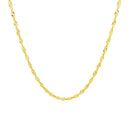 10k Yellow Gold Singapore Chain 1.5mm-2