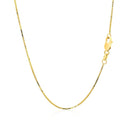 18k Yellow Gold Box Chain 0.8mm-3