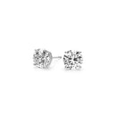 3 cttw Certified IGI Lab Grown Round Diamond Stud Earrings 14k White Gold (G/VS2)-3