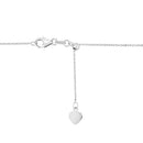 Adjustable Cable Chain in 14k White Gold (1.0mm)-3