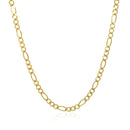 3.0mm 10k Yellow Gold Solid Figaro Chain-2