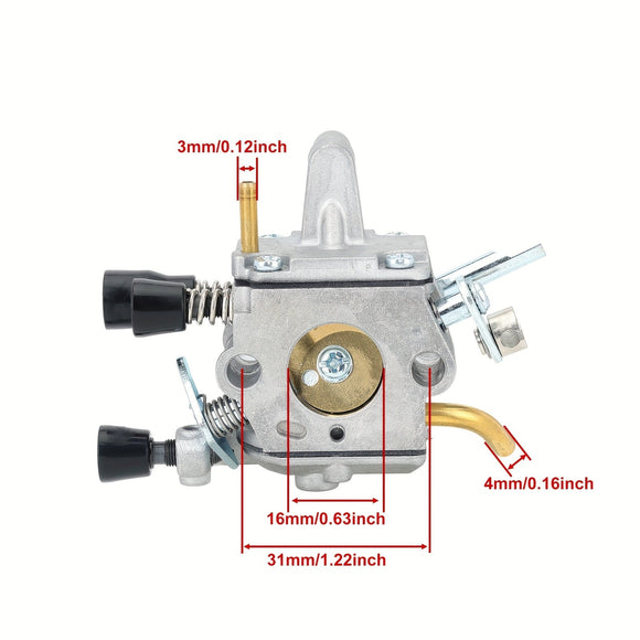 Hipa 4134-120-0653 C1Q-S162 C1Q-S161B Carburetor Kit For STIHL FS120 FS200 FS250 FS300 Backpack Brushcutter
