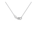 Diamond Heart Design Pendant in 14k White Gold-3