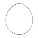14k White Gold Classic Omega Style Chain (2 mm)-2