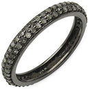 0.67 Carat Genuine TLB Diamond .925 Sterling Silver Ring-1
