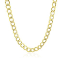 5.3mm 10k Yellow Gold Curb Chain-2
