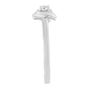 10K White Gold Diamond Promise Ring (1/10 Cttw, H-I Color, SI2-I1 Clarity) - Size 6-5